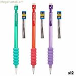 Մատիտի գլխիկի պահոց Pincello 475 Կապույտ-Կարմիր Կանաչ մատիտի գլխիկներ 0.5 մմ (12 հատ)