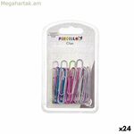 Pincello 386 բազմագույն մետաղական մեծ կեռիկներ (24 հատ)