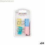 Pincello 389 բազմագույն մետաղական սեղմակ, մեծ (24 հատ)