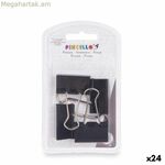 Pincello 392 Սև մետաղական սեղմակներ մեծ (24 հատ)