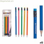 Մատիտների հավաքածու Pincello 474 դեղին կապույտ կարմիր կանաչ նարնջագույն (12 հատ)