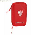 Երկշերտ մատիտապատյան Sevilla Fútbol Club M854 կարմիր 12.5 x 19.5 x 4 սմ (28 հատ)