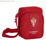 Ուսի պայուսակ Real Sporting de Gijón կարմիր (16 x 22 x 6 սմ)