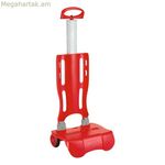 Ծալովի մեջքի պայուսակ՝ սայլակով Safta 077039, կարմիր, 29.5 x 23 x 8.5 սմ