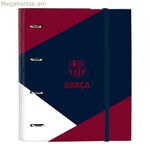 Մատանիների թղթապանակ FC Barcelona Corporativa A4 կապույտ մարուն (27 x 32 x 3.5 սմ) (35 մմ)