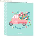 Օղակաձև թղթապանակ Glow Lab Pepa Green A4 27 x 33 x 6 սմ