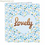 Մատանիների թղթապանակ Moos Lovely Blue A4 27 x 33 x 6 սմ