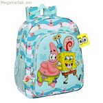 Դպրոցական պայուսակ Սպունգ Բոբ Սթեյ պոզիտիվ Կապույտ Սպիտակ 32 x 38 x 12 սմ