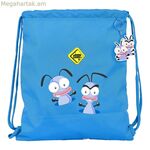 Թելերով մեջքի պայուսակ El Hormiguero կապույտ (35 x 40 x 1 սմ)