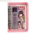 Գրենական պիտույքների հավաքածու Gorjuss Carousel 5 կտոր սաղմոնի գույնի