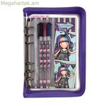 Գրենական պիտույքների հավաքածու Gorjuss Up and away 5 հատ, մանուշակագույն