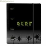 Օղակաձև թղթապանակ Safta Surf A4 սև (27 x 32 x 3.5 սմ)