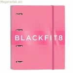 Մատանիների թղթապանակ BlackFit8 Glow up A4 վարդագույն (27 x 32 x 3.5 սմ)