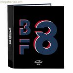 Մատանի թղթապանակ BlackFit8 Urban սև մուգ կապույտ A4 27 x 33 x 6 սմ