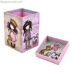 Մատիտատուփ Gorjuss Ruby wild բազմագույն ստվարաթուղթ (8,2 x 11,2 x 8,2 սմ)