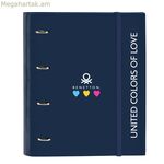 Մատանիների թղթապանակ Benetton Love Navy Blue (27 x 32 x 3.5 սմ)