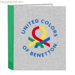 Օղակաձև թղթապանակ Benetton Pop Grey A4 (27 x 33 x 6 սմ)