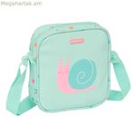 Safta ուսապարկ՝ խխունջով, փիրուզագույն, 16 x 18 x 4 սմ