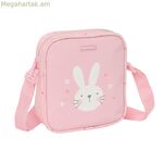 Safta Rabbit Pink ուսի պայուսակ 16 x 18 x 4 սմ