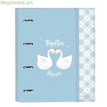 Օղակաձև թղթապանակ Glow Lab Cisnes Blue 27 x 32 x 3.5 սմ