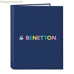 Օղակաձև թղթապանակ Benetton Cool Navy Blue A4 26.5 x 33 x 4 սմ