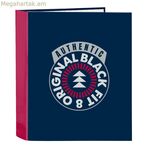 Մատանի թղթապանակ BlackFit8 մուգ կապույտ A4 27 x 33 x 6 սմ