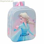 Դպրոցական պայուսակ՝ Սառցե յասամանագույն 22 x 27 x 10 սմ 3D