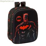 Դպրոցական պայուսակ Բեթմեն սև 22 x 27 x 10 սմ 3D