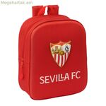 Դպրոցական պայուսակ Sevilla Fútbol Club Red 22 x 27 x 10 սմ 3D