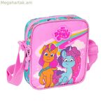 Ուսի պայուսակ My Little Pony Magic վարդագույն փիրուզագույն 16 x 18 x 4 սմ
