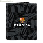 Մատանի թղթապանակ FC Barcelona սև, սև A4 26.5 x 33 x 4 սմ