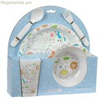 Մանկական սպասքի հավաքածու Safta Zoo պոլիեսթեր 26 x 26 x 9 սմ