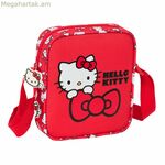 Ուսի պայուսակ Hello Kitty Iconic կարմիր 16 x 18 x 4 սմ