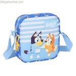 Ուսի պայուսակ Bluey Եկեք խաղանք կապույտ 16 x 18 x 4 սմ