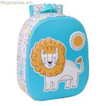 Մանկական պայուսակ Safta Կապույտ Սպիտակ 27 x 33 x 10 սմ 3D