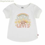 Մանկական կարճ թևքով մարզաշապիկ Levi's Double Cuff