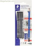 Մշտական մարկեր Staedtler 308 SBK3P2 սև (3 հատ)