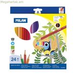 Մատիտներ Միլան 24 հատ, բազմագույն