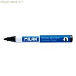 Մշտական մարկեր Միլան Սև Ø 4 մմ կլոր ծայրով (12 հատ)