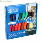 Ակրիլային ներկերի հավաքածու Artist&CO 18 հատ 36 մլ