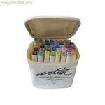 Ֆլոմաստերների հավաքածու Alex Bog Canvas Luxe Professional, 40 հատ, բազմագույն