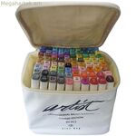Ֆլոմաստերների հավաքածու Alex Bog Canvas Luxe Professional, 80 հատ, բազմագույն