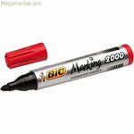 Մշտական մարկեր Bic Marking 2000 կարմիր 12 հատ