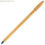 Գրիչ Bic Cristal Shine Golden 0,32 մմ կապույտ 20 հատ