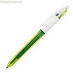 Գրիչ Bic Fluor 4 գույն, լյումինեսցենտ, 12 հատ