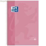 Օքսֆորդյան եվրոպական տետր վարդագույն A4 A4+ 80 թերթ 5 հատ