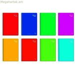 Տետր Pacsa բազմագույն Quarto 80 թերթ, 5 հատ