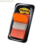 Նշագրերի թերթիկներ Post-it 680 նարնջագույն, 12 հատ, 25 x 50 մմ