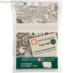 Նկարչական թուղթ Talens Sakura Zentangle սպիտակ, 20 հատ