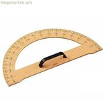 Կիսաշրջանաձև Ֆայբո շագանակագույն պլաստիկ 33,4 սմ